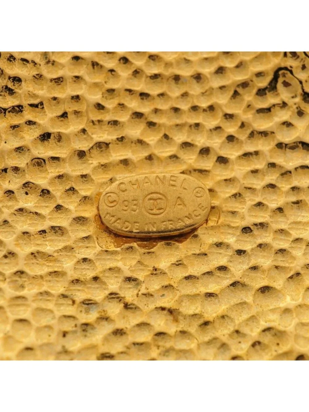 Chanel Necklace Vintage CC Logo Gold Plated